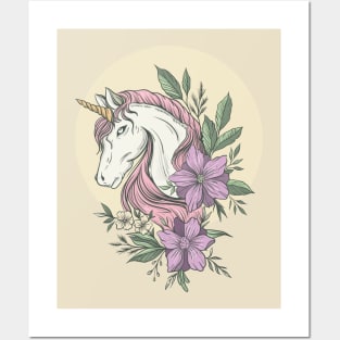 Super Beautiful unicorn art Posters and Art